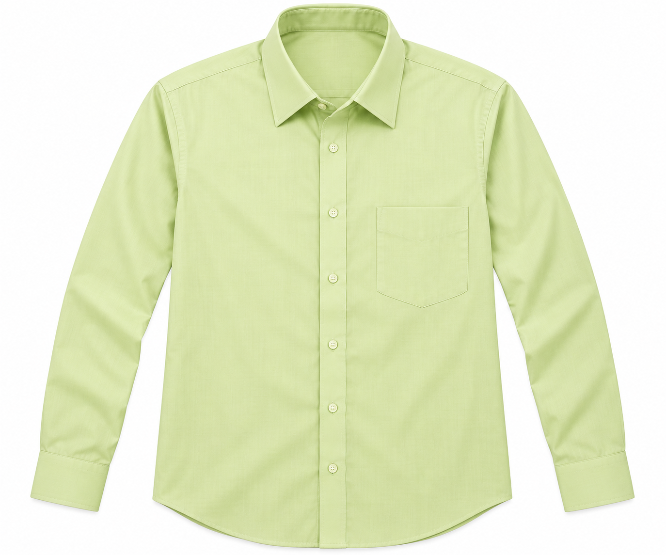 Mint Green Long Sleeve Dress Shirt